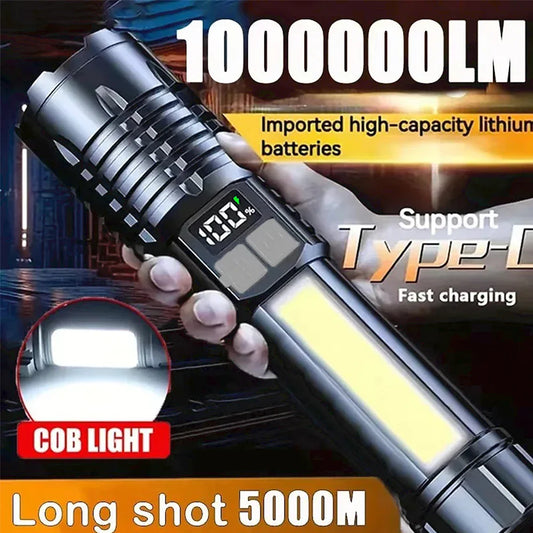 Portable LED Flashlight for Home