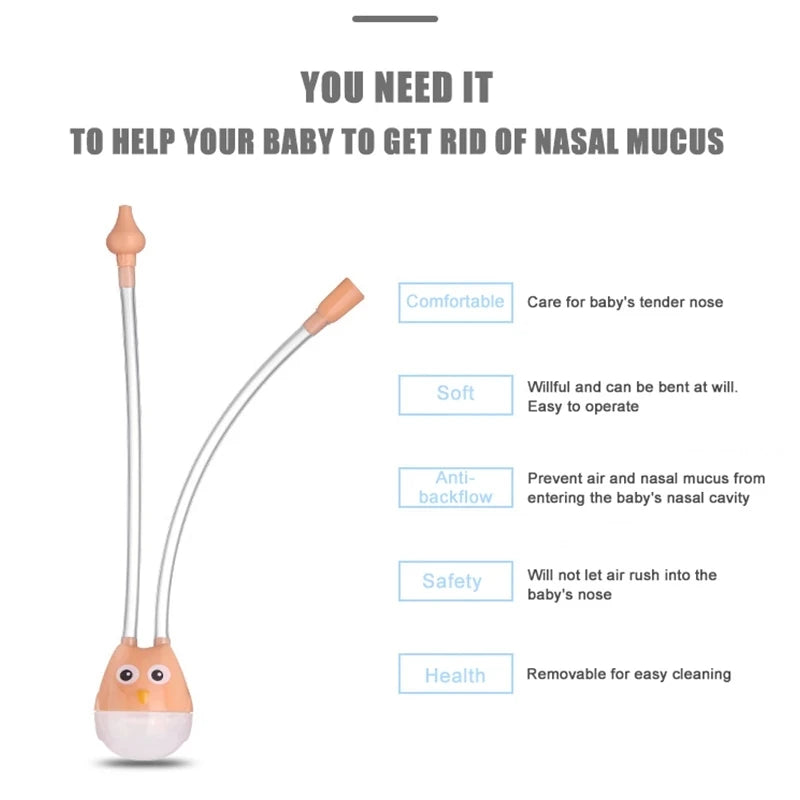 The Gentle Relief | Engineered Anti-Backflow Pediatric Nasal Aspirator