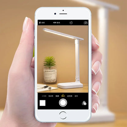 The Foldable Touch Dimmable Desk Lamp