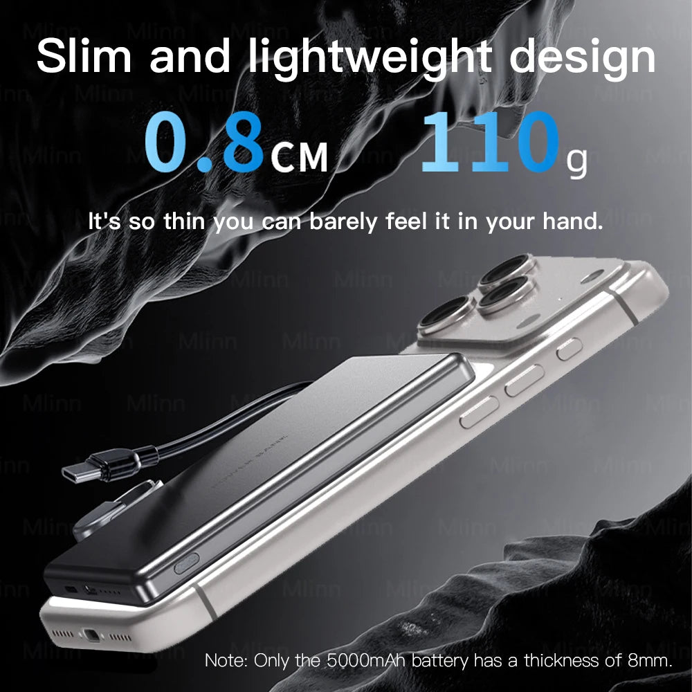 The Ultra-Slim Magnetic Power Bank (10000mAh)