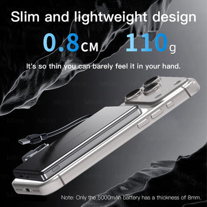 The Ultra-Slim Magnetic Power Bank (10000mAh)