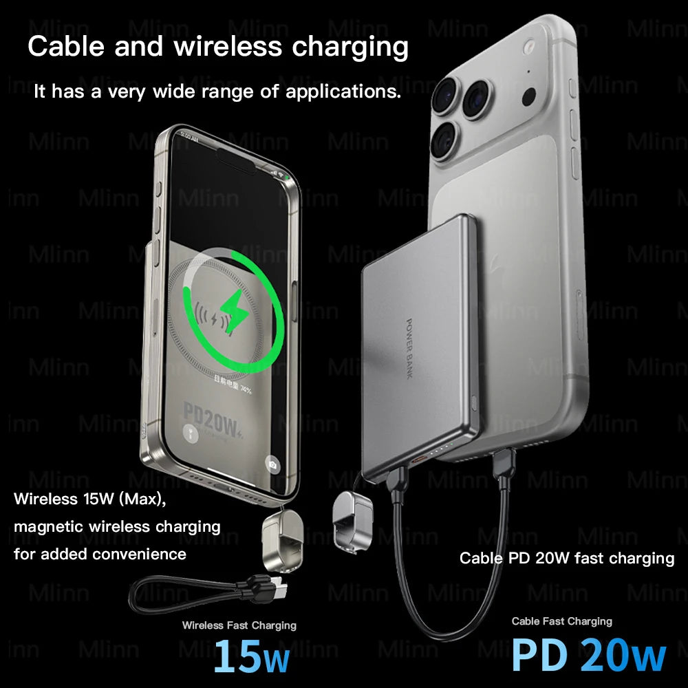 The Ultra-Slim Magnetic Power Bank (10000mAh)