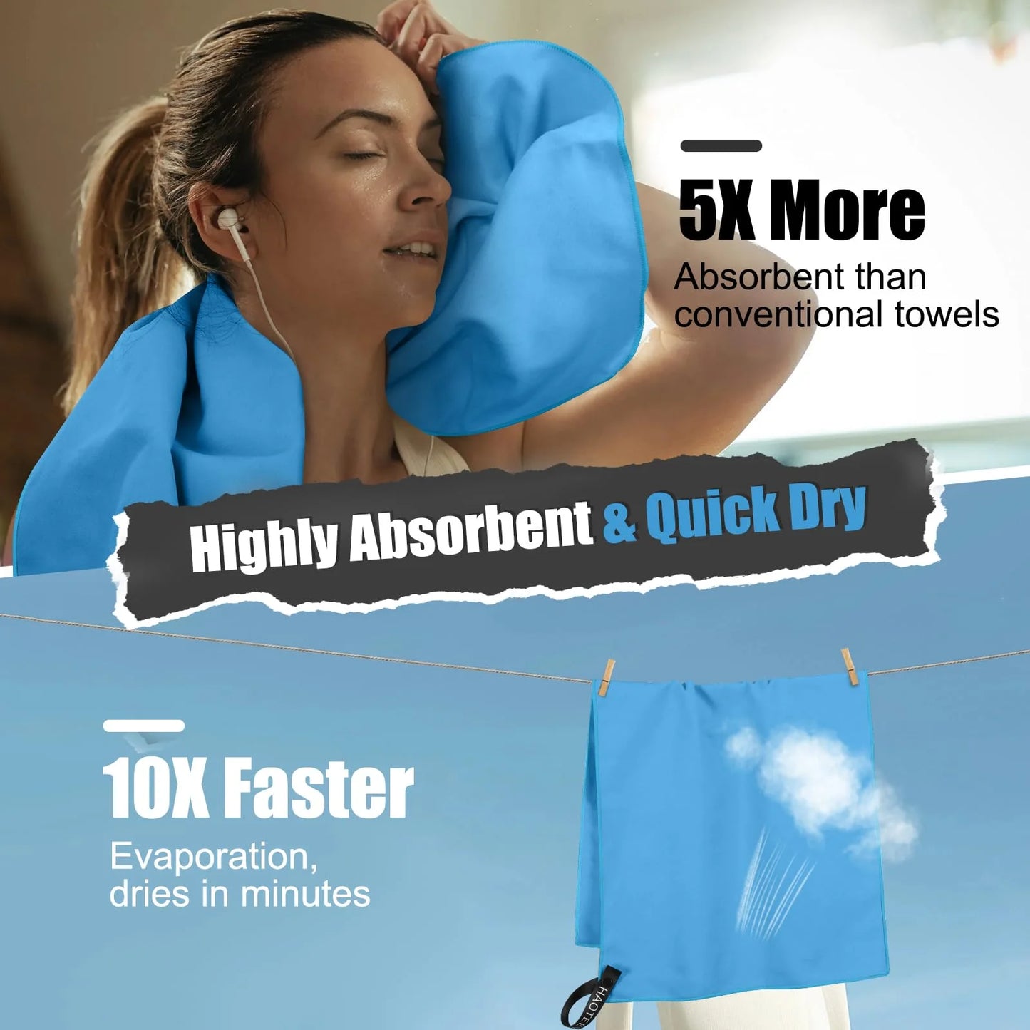 The High-Performance Microfiber Utility Towel