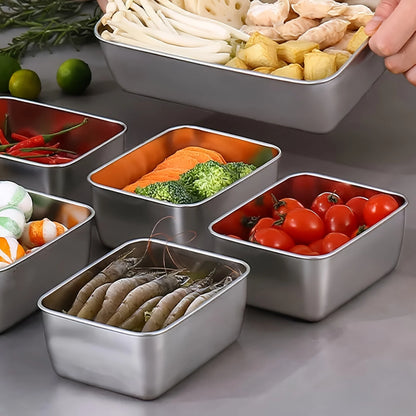 The Stackable Stainless Steel Container Set