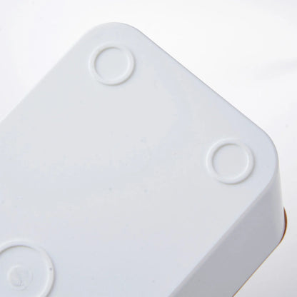 The High-Contrast Cable Management Box (Wood Lid)