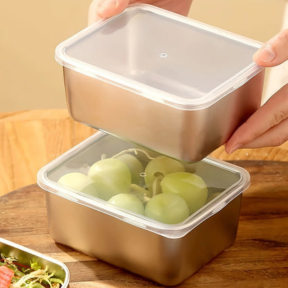 The Stackable Stainless Steel Container Set