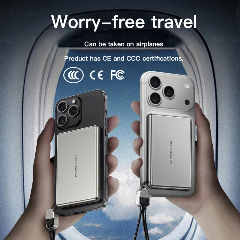 The Ultra-Slim Magnetic Power Bank (10000mAh)