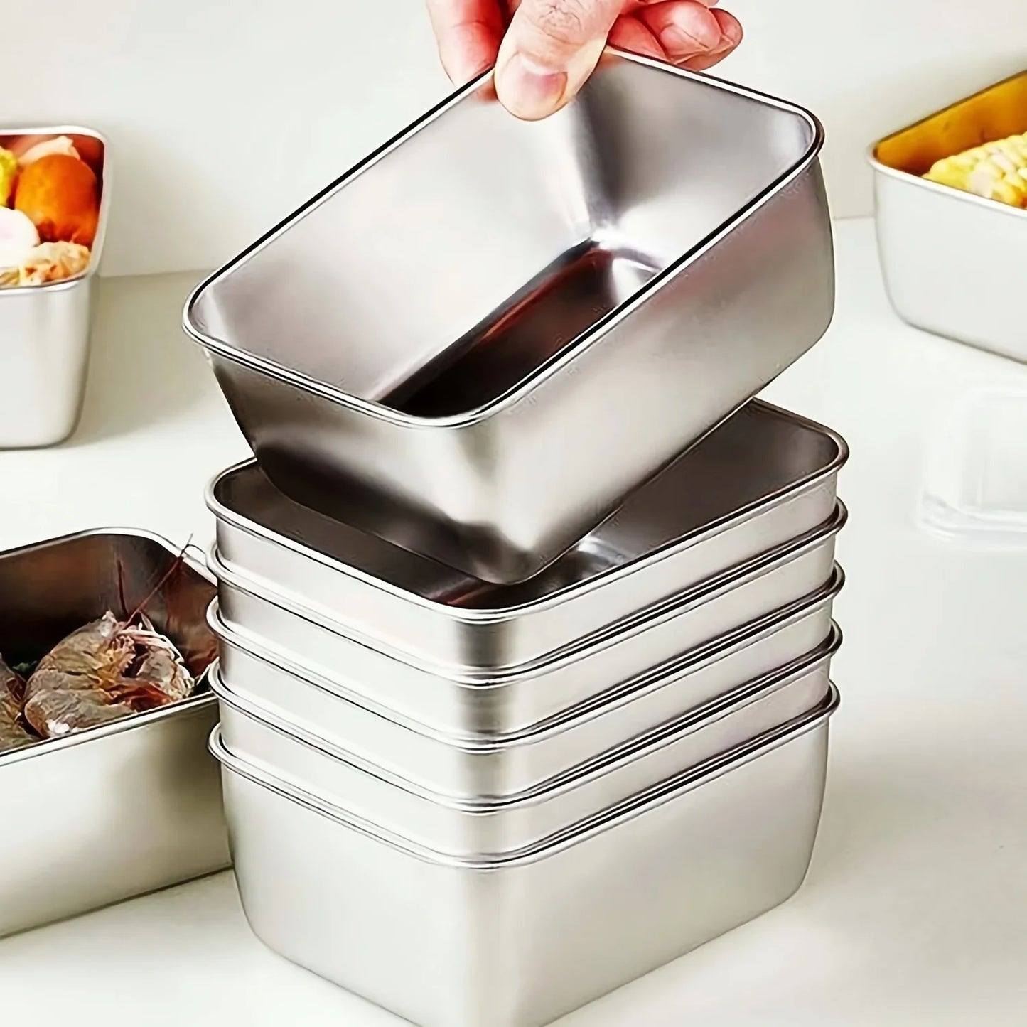 The Stackable Stainless Steel Container Set