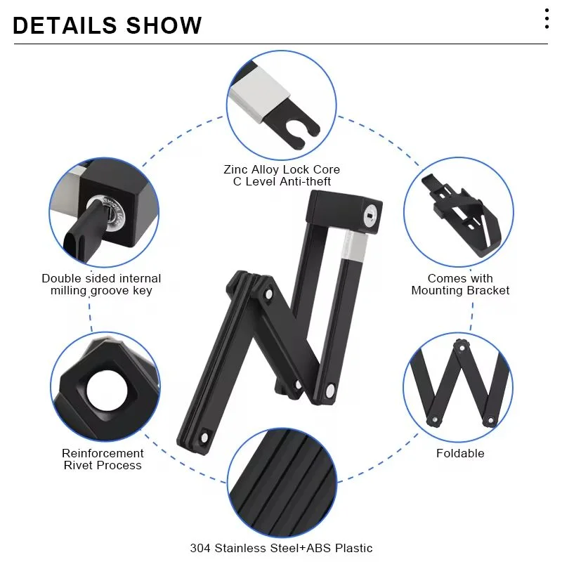 The High-Security Folding Chain Lock