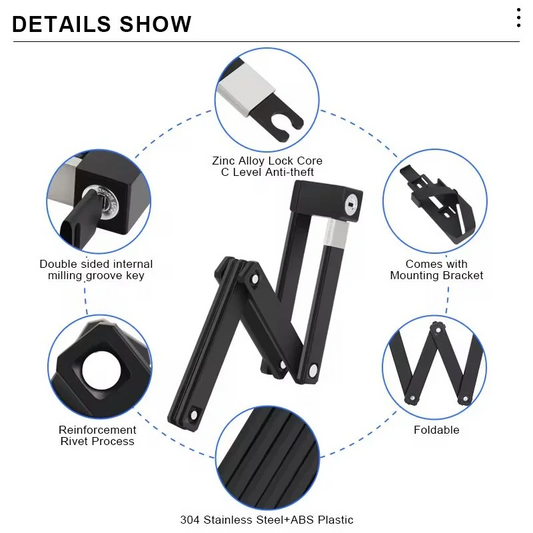 The High-Security Folding Chain Lock