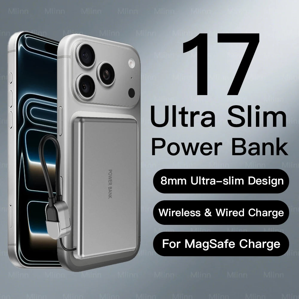 The Ultra-Slim Magnetic Power Bank (10000mAh)