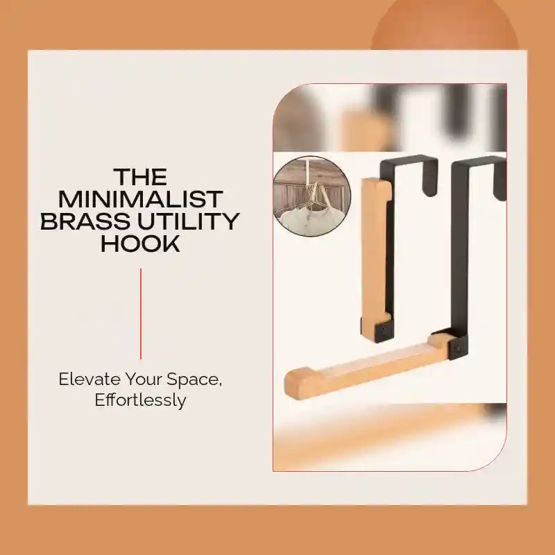 The Minimalist Brass Utility Hook by@Outfy
