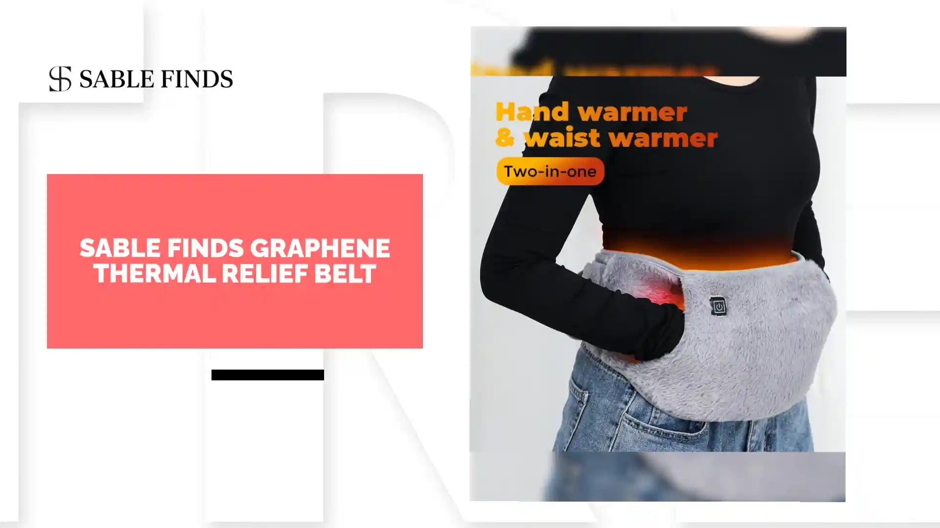 Sable Finds Graphene Thermal Relief Belt by@Outfy